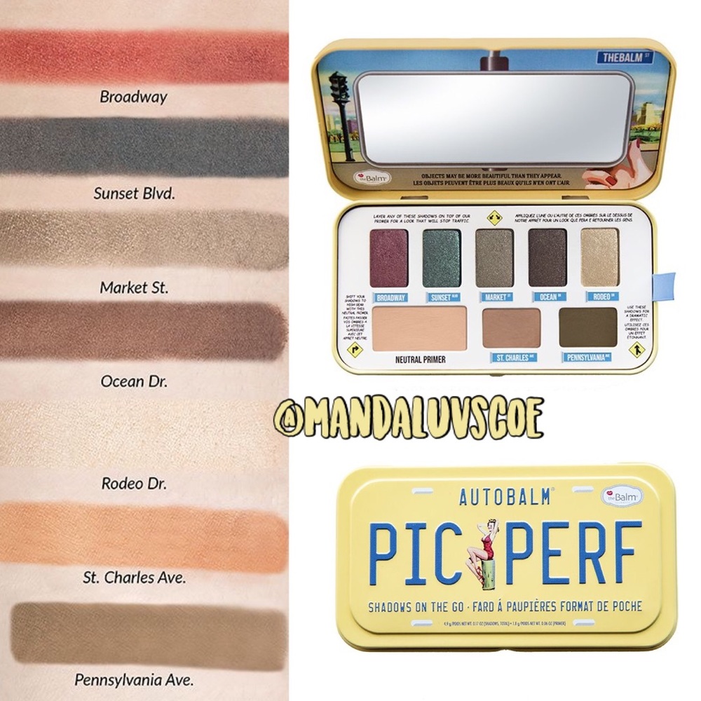 🎀 THE BALM COSMETICS AUTOBALM® Pic Perf Palette